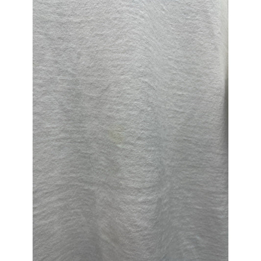 Vintage 90s Nike Men’s M White V Neck T Shirt