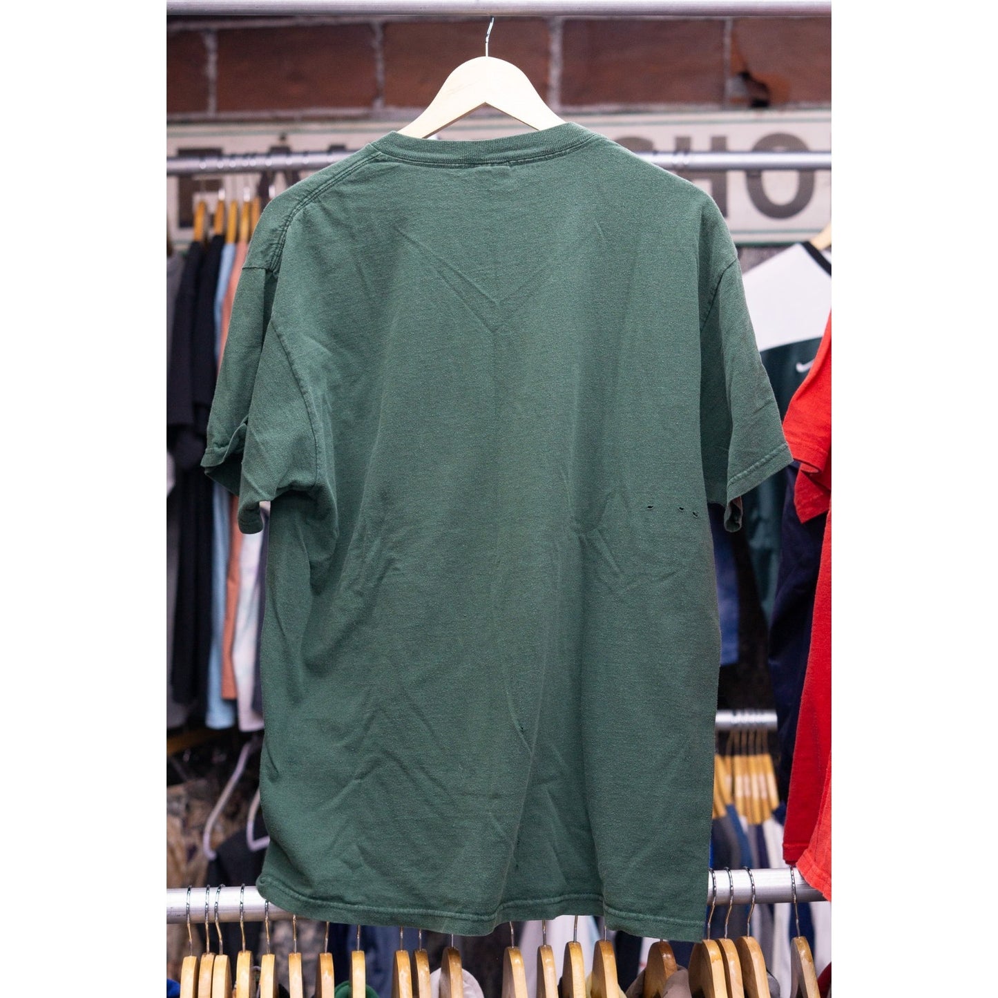 Ohio Bobcats NCAA T-Shirt Hunter Green College Sports Logo Men's Size Large