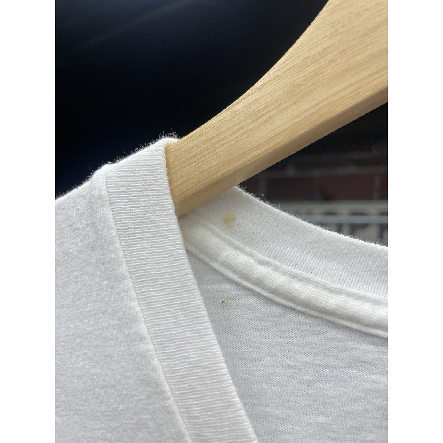 Vintage 90s Nike Men’s M White V Neck T Shirt